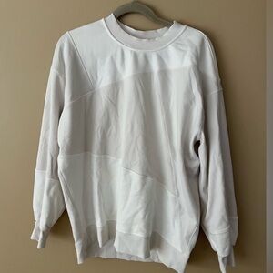 lululemon athletica Cream Long Sleeve Sweatshirt